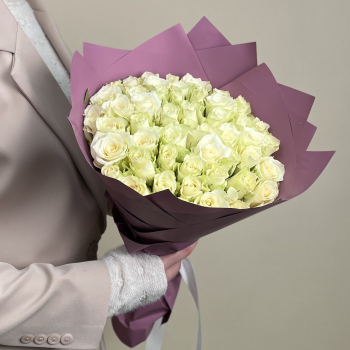 51 белая роза