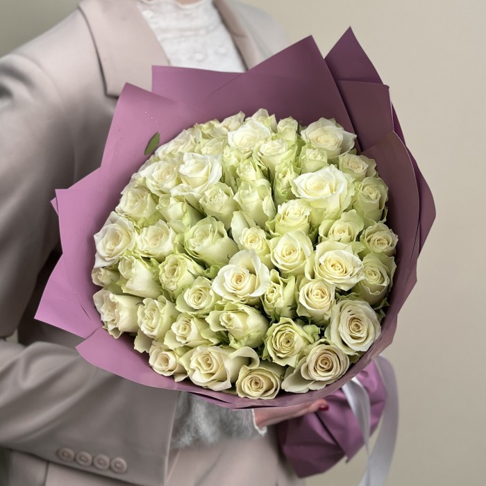 51 белая роза