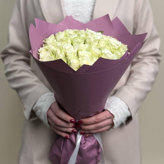 51 белая роза