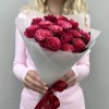 15 малиновых роз Муви Стар 40 см