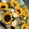 Букет с подсолнухами Лучик солнца