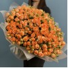 75 кустовых пионовидных роз Корал Баблс 50 см