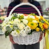 Сборная корзина бело-желтая MIX
