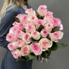 25 розовых роз Мандала 60 см