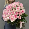 51 розовая роза Мандала 60 см