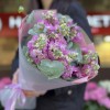 11 розовых ароматных маттиол с эвкалиптом