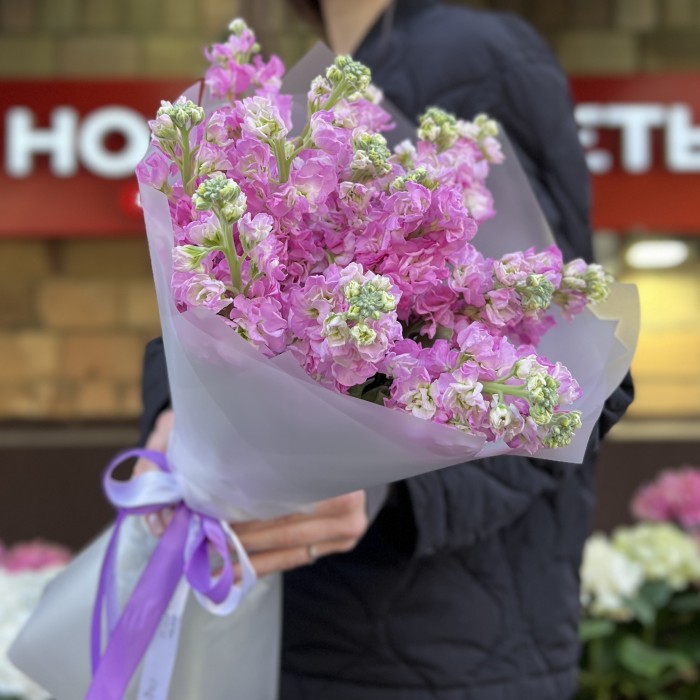 15 розовых ароматных маттиол