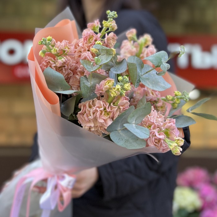 7 ароматных персиковых маттиол с эвкалиптом