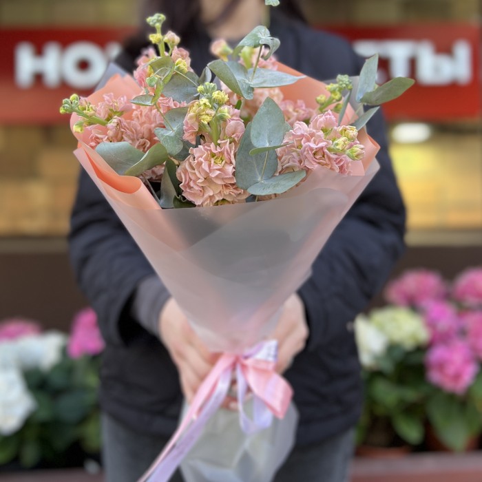 7 ароматных персиковых маттиол с эвкалиптом