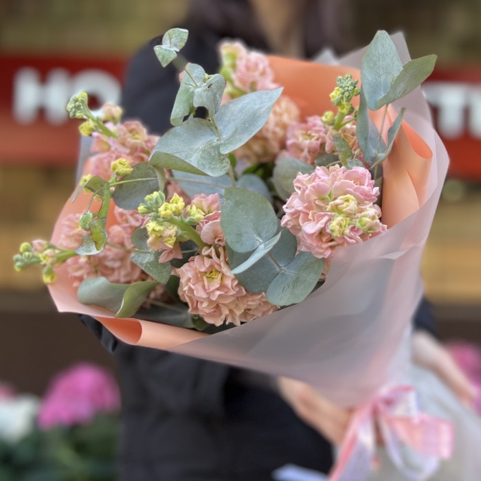 7 ароматных персиковых маттиол с эвкалиптом