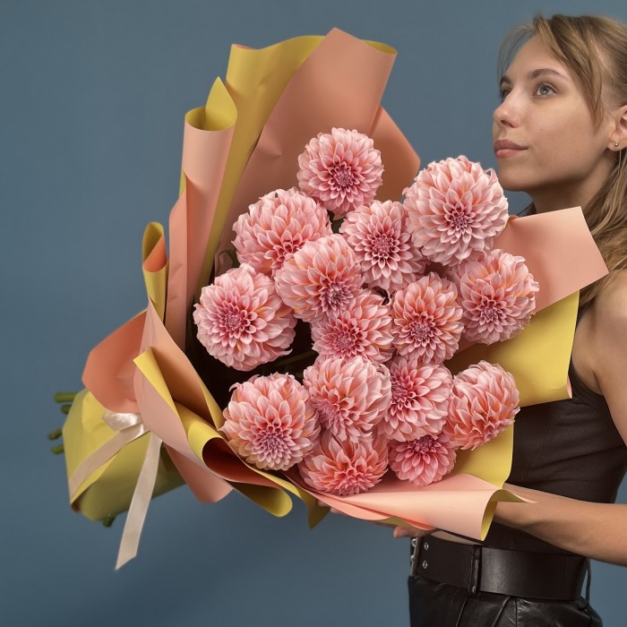 15 лососевых Георгин