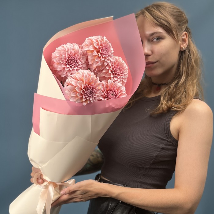 5 лососевых Георгин