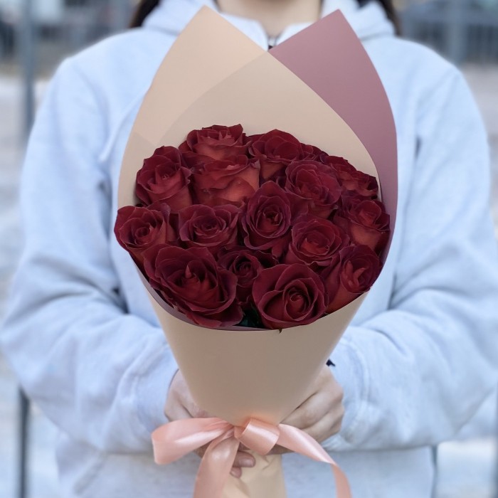 15 шоколадных роз