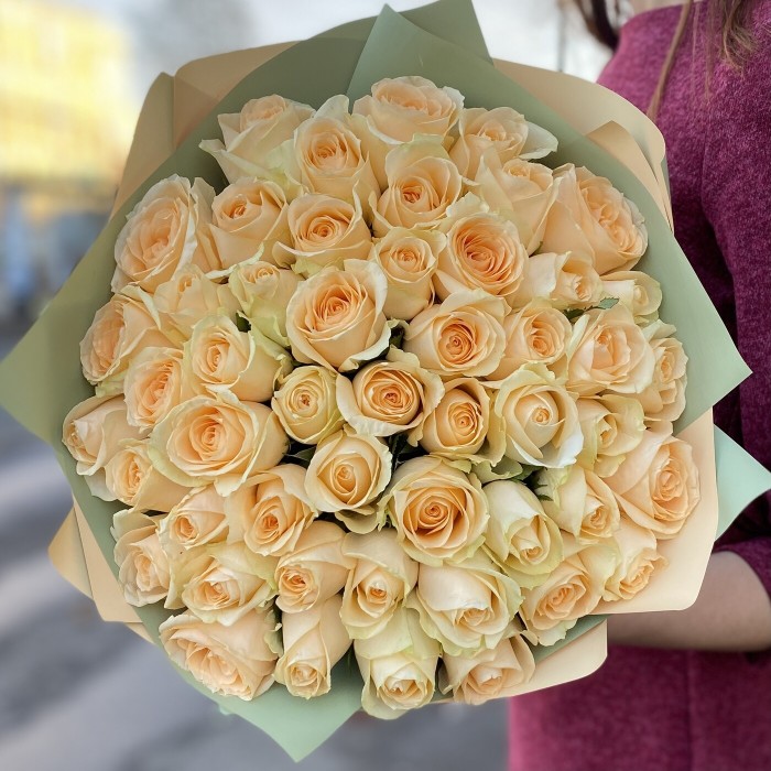 51 роза Пич аваланш