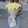 21 белая роза Мондиаль