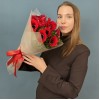 9 ярких красных Анемонов
