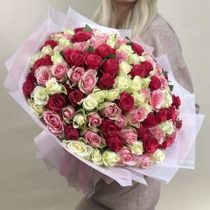 Букет дня с розами Нежность