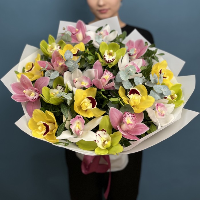 Букет из орхидей Праздничный микс