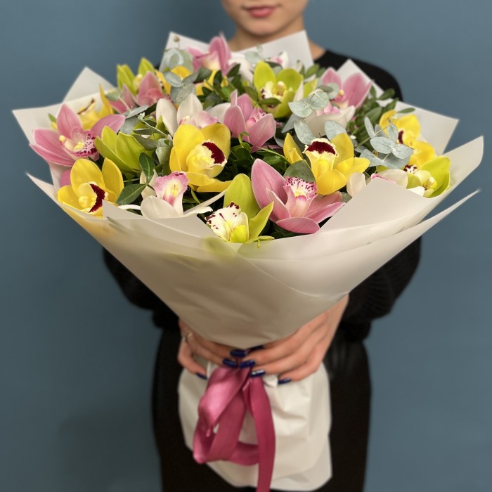 Букет из орхидей Праздничный микс