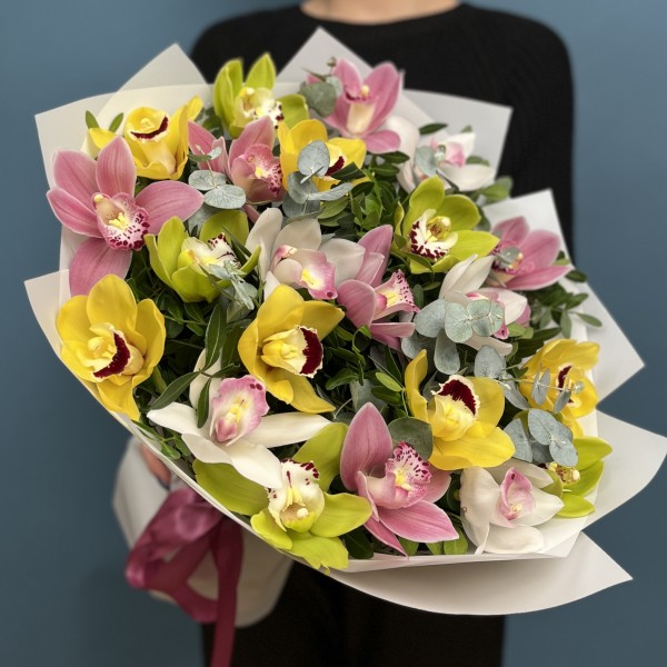 Букет из орхидей Праздничный микс
