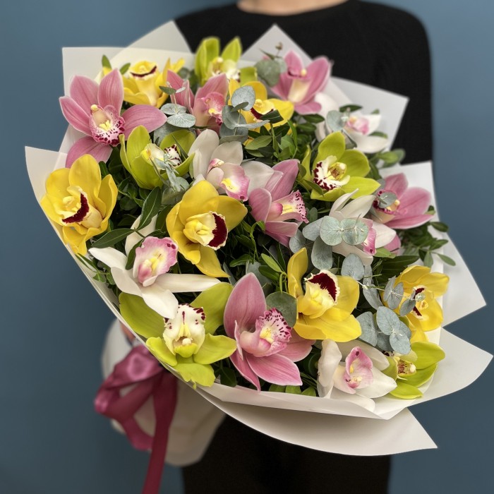 Букет из орхидей Праздничный микс