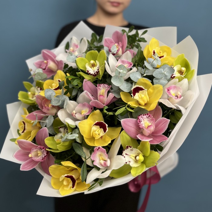 Букет из орхидей Праздничный микс