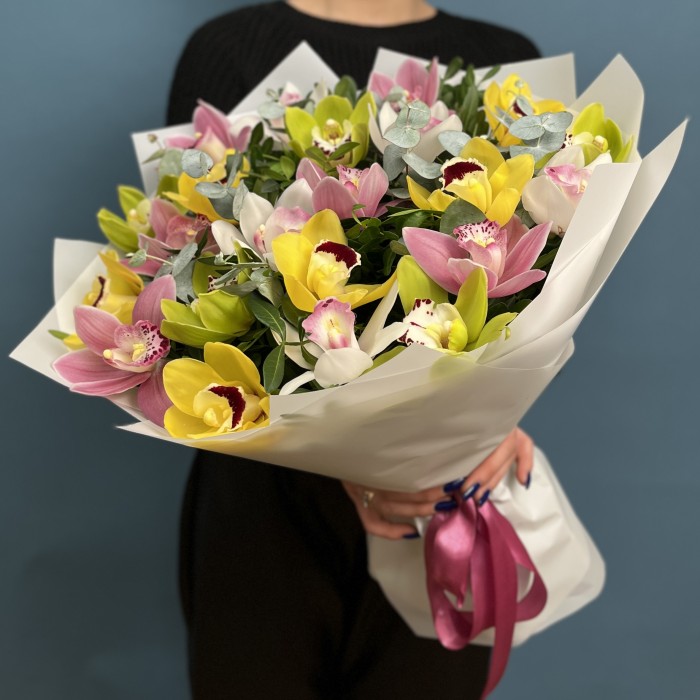 Букет из орхидей Праздничный микс