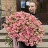 101 розовая кустовая роза Одилия 60 см