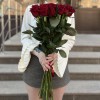 15 красных роз Эвер ред 70 см