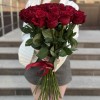 25 красных роз Эвер ред 70 см