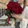 25 красных роз Эвер ред 70 см
