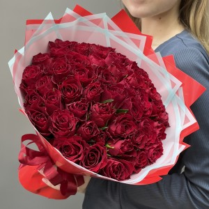 51 красная роза