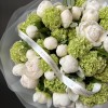 Премиум букет белые пионы с вибурном
