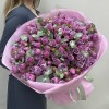 35 кустовых роз Перпл скай 50 см
