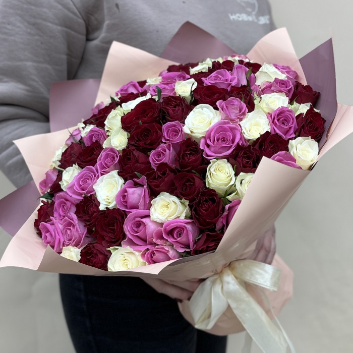 Букет дня с розами Романтичный вечер