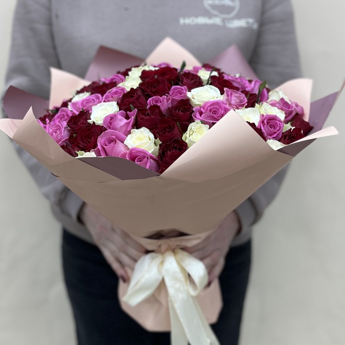 Букет дня с розами Романтичный вечер