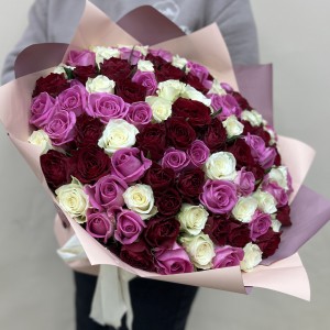 Букет дня с розами Романтичный вечер