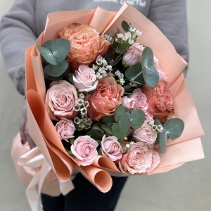 Букет дня с розами Летняя магия