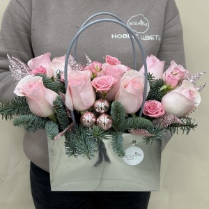 Букет дня в коробке Облако Нежности