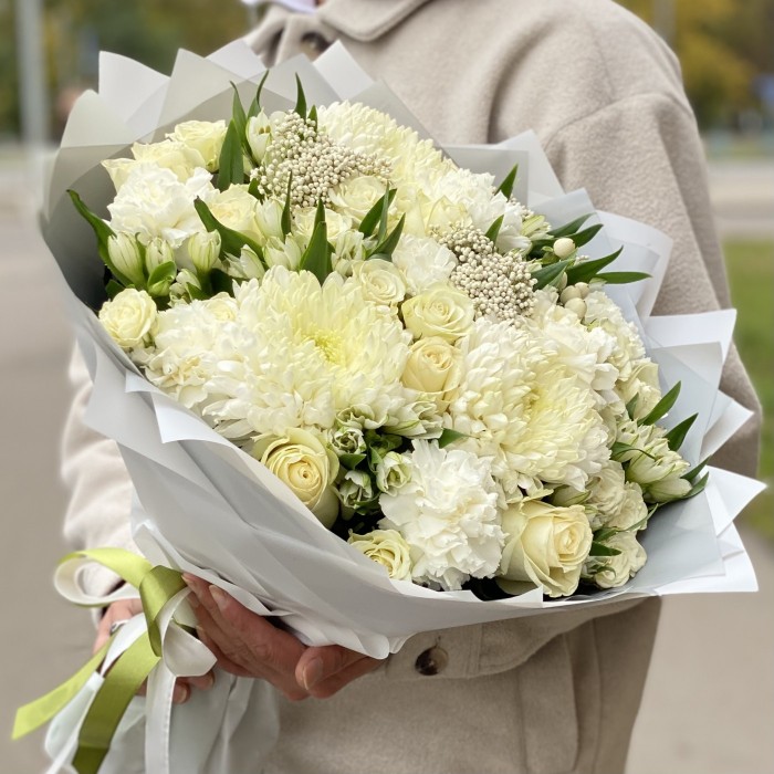 Белый букет Облако