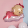 Шар фигура Малышка на облаке