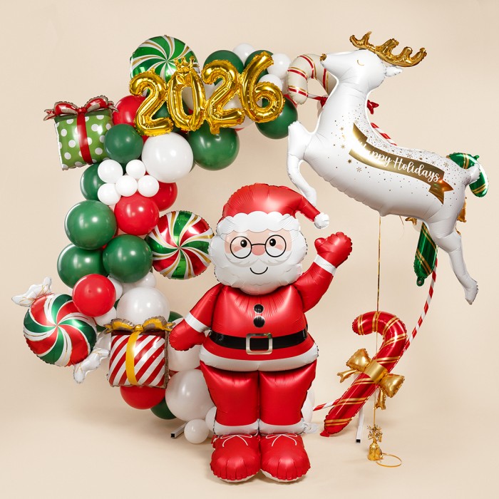 Надпись фольгированная мини-цифра 2026 золото