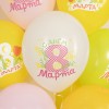 Облако воздушных шаров 8 марта весенние цветы