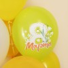 Облако воздушных шаров 8 марта весенние цветы