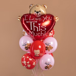 Набор шаров Люблю тебя сильно