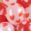 Облако воздушных шаров Воздушные сердца