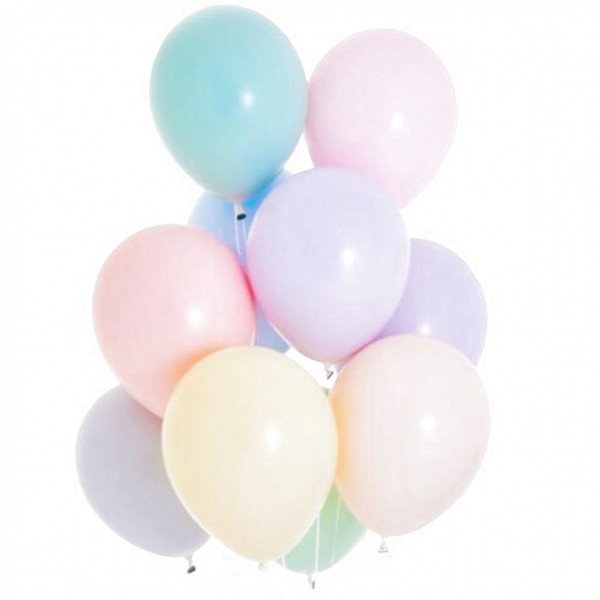 Облако воздушных шаров макарунс ассорти