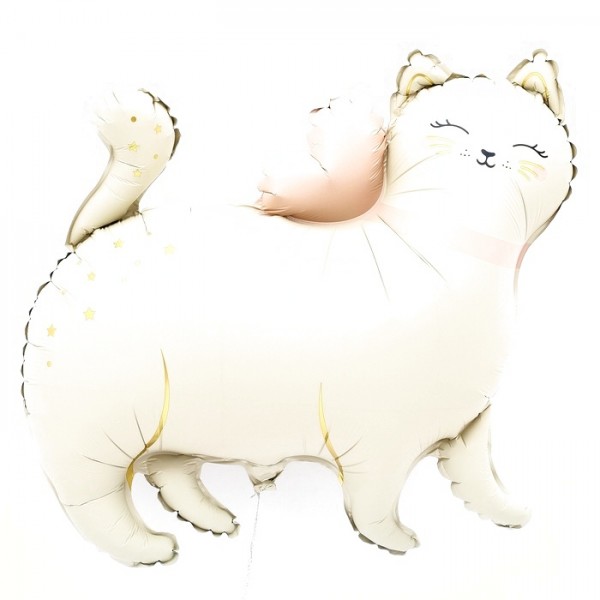 Шар фигура Кошечка с бантиком