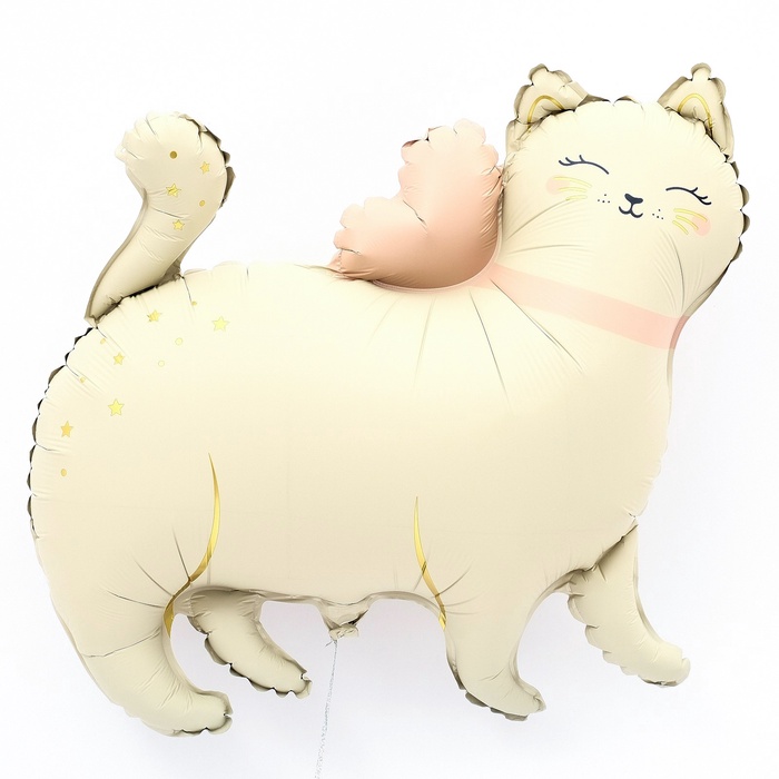 Шар фигура Кошечка с бантиком