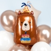 Шар фигура Мишка с тортом